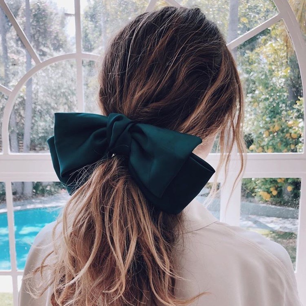Cream Oversized Bow